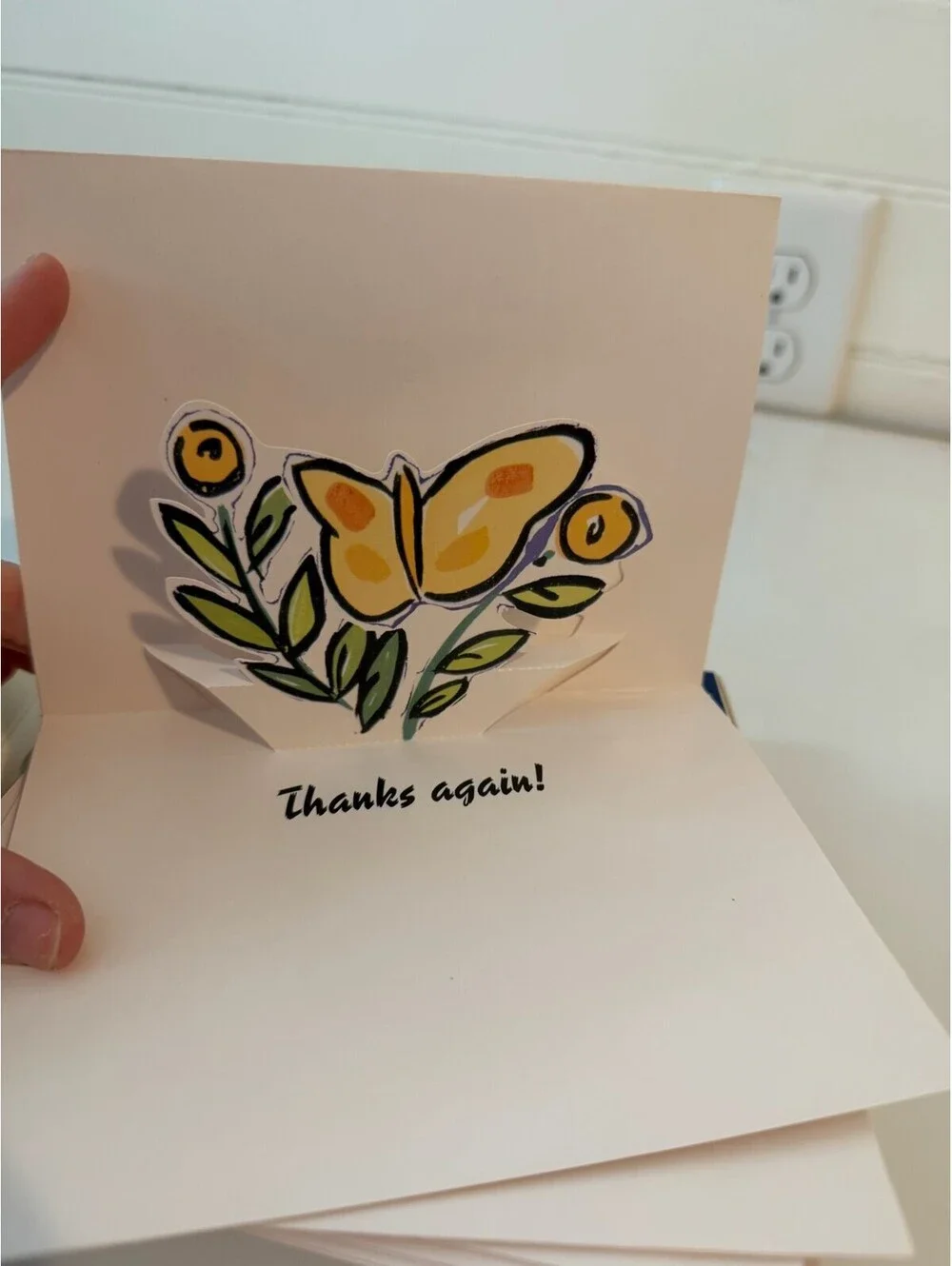 Vintage 1998 Pop Up Thank You Cards - NOS